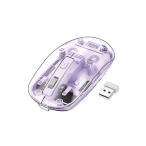 Hoco GM29 2.4G Bluetooth Çift Modlu Sessiz Kablosuz Mouse Mor