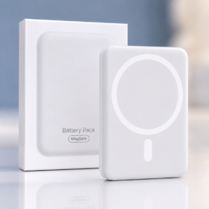 apple magsafe powerbank 5.000 mah beyaz premium seri magnetli