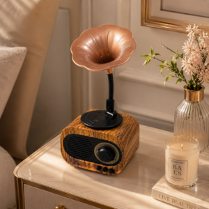 Nostaljik Gramofon Bluetooth Hoparlör Dekor