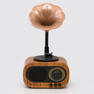 Nostaljik Gramofon Bluetooth Hoparlör Dekor