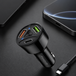 Araç Şarj Başlığı – 20w Type-C, 18w Type-A Usb 2x