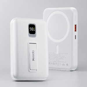 Yesido YP45 10000mAh MagSafe 20W PD Kablosuz Şarjlı Powerbank Beyaz