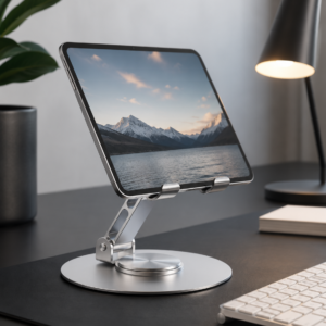 Telefon Tablet Tutucu Metal Döner Başlık Sağlam